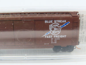 N Scale Micro-Trains MTL 23030 SSW Cotton Belt Blue Streak 40' Box Car #46435