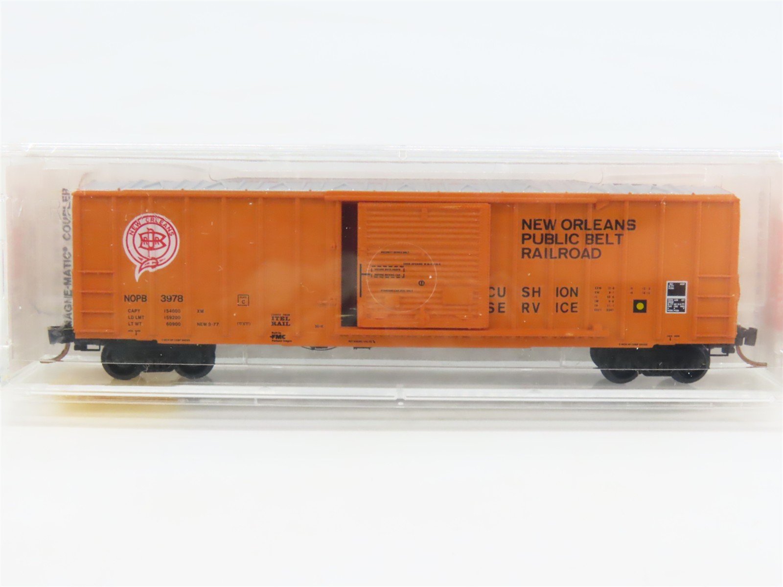 N Scale Micro-Trains MTL 25110 NOPB New Orleans Public Belt 50' Box Car #3978