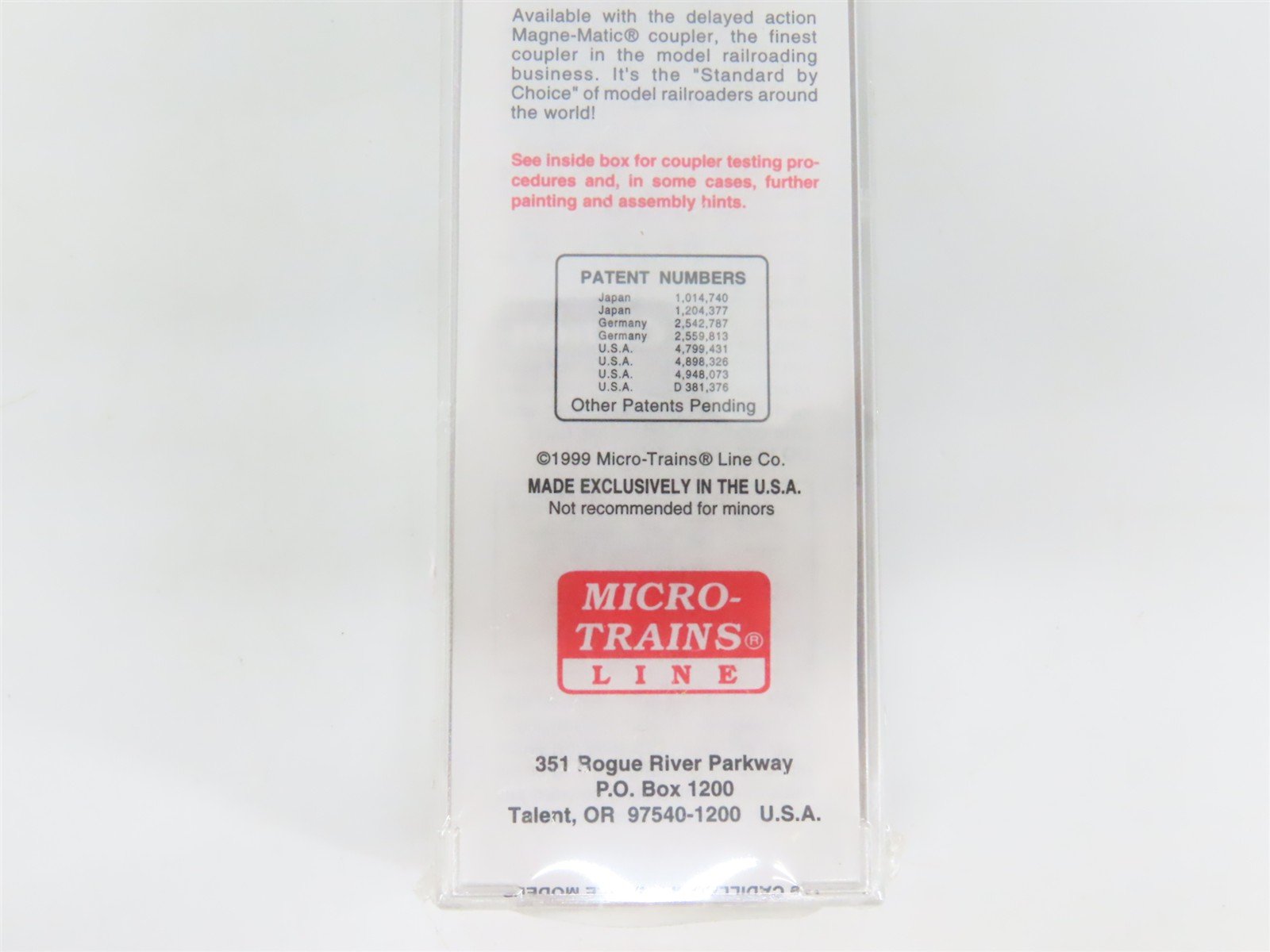N Scale Micro-Trains MTL 25110 NOPB New Orleans Public Belt 50' Box Car #3978