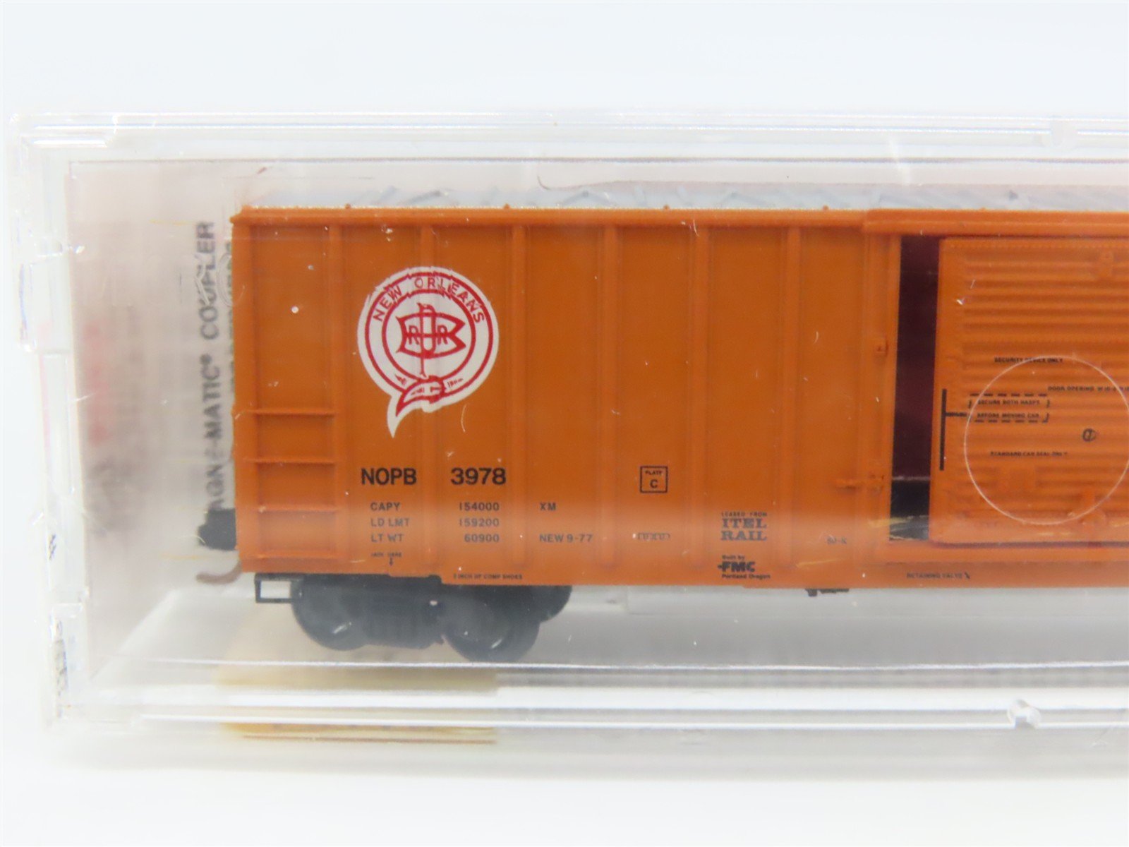 N Scale Micro-Trains MTL 25110 NOPB New Orleans Public Belt 50' Box Car #3978