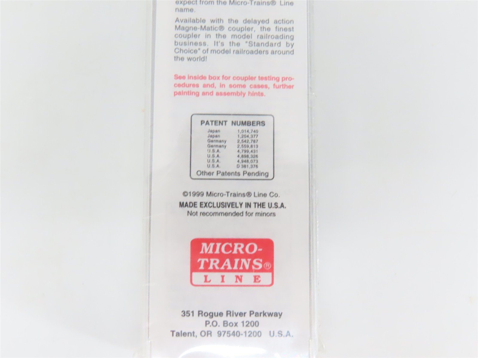 N Scale Micro-Trains MTL 25110 NOPB New Orleans Public Belt 50' Box Car #3978