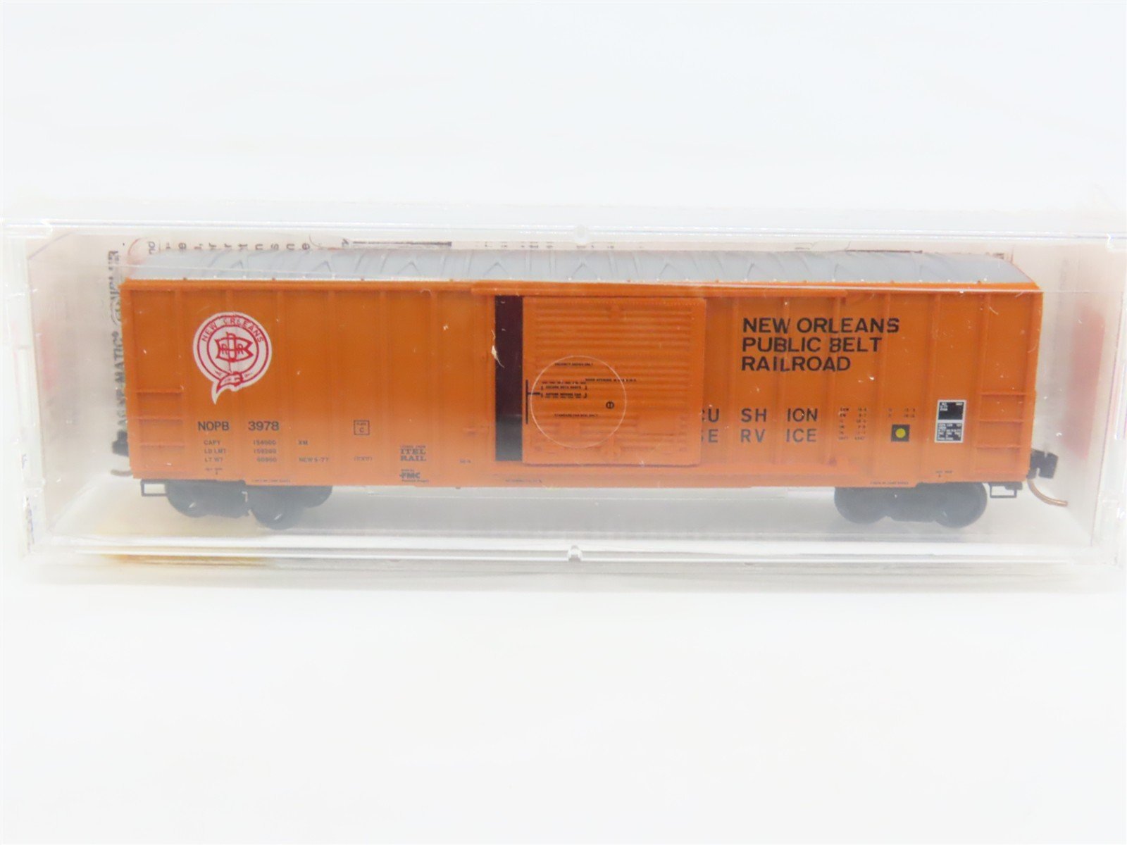 N Scale Micro-Trains MTL 25110 NOPB New Orleans Public Belt 50' Box Car #3978
