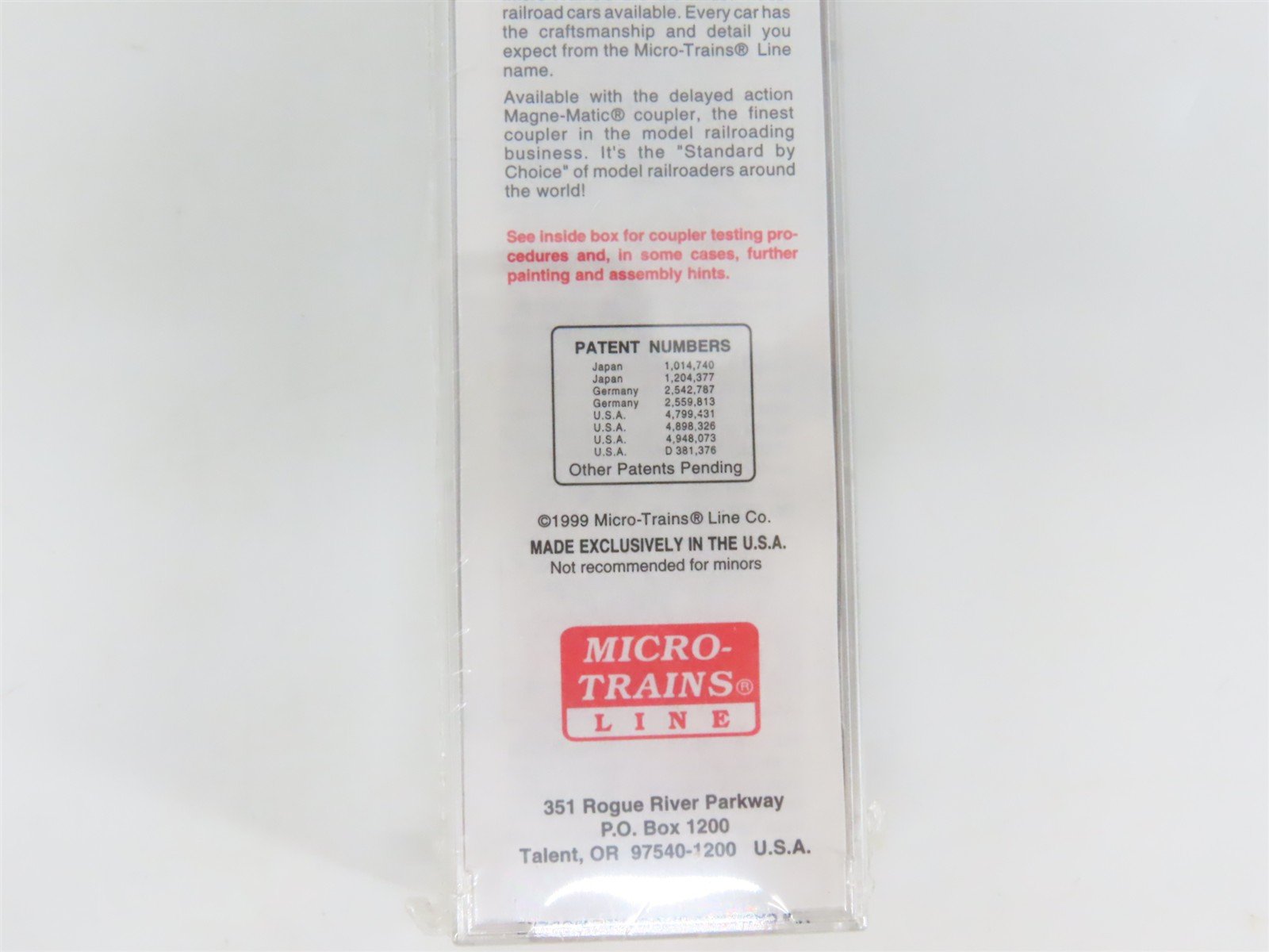 N Scale Micro-Trains MTL 25110 NOPB New Orleans Public Belt 50' Box Car #3978