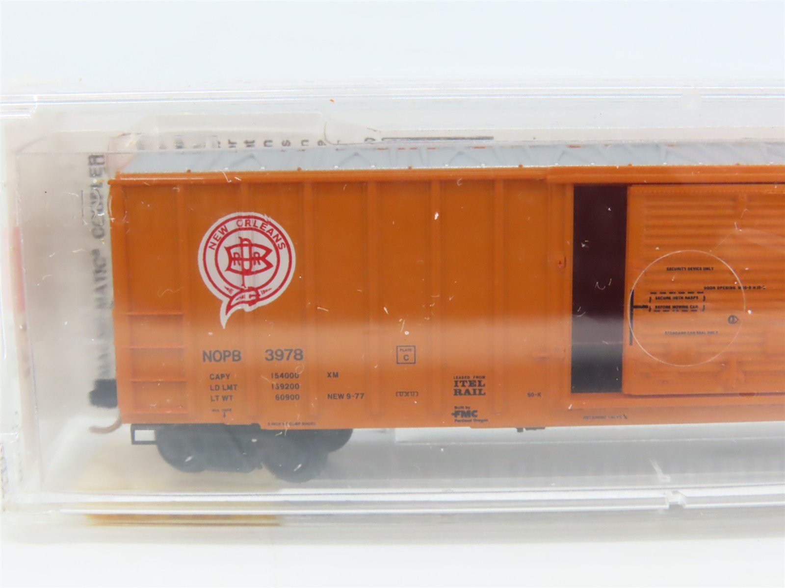 N Scale Micro-Trains MTL 25110 NOPB New Orleans Public Belt 50' Box Car #3978