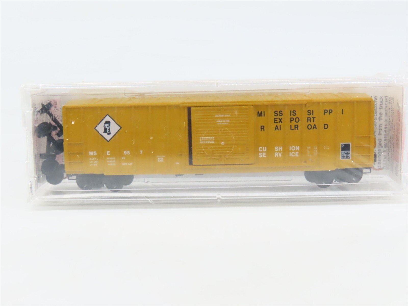 N Scale Micro-Trains MTL 25460 MSE Mississippi Export 50' Rib Side Box Car #957