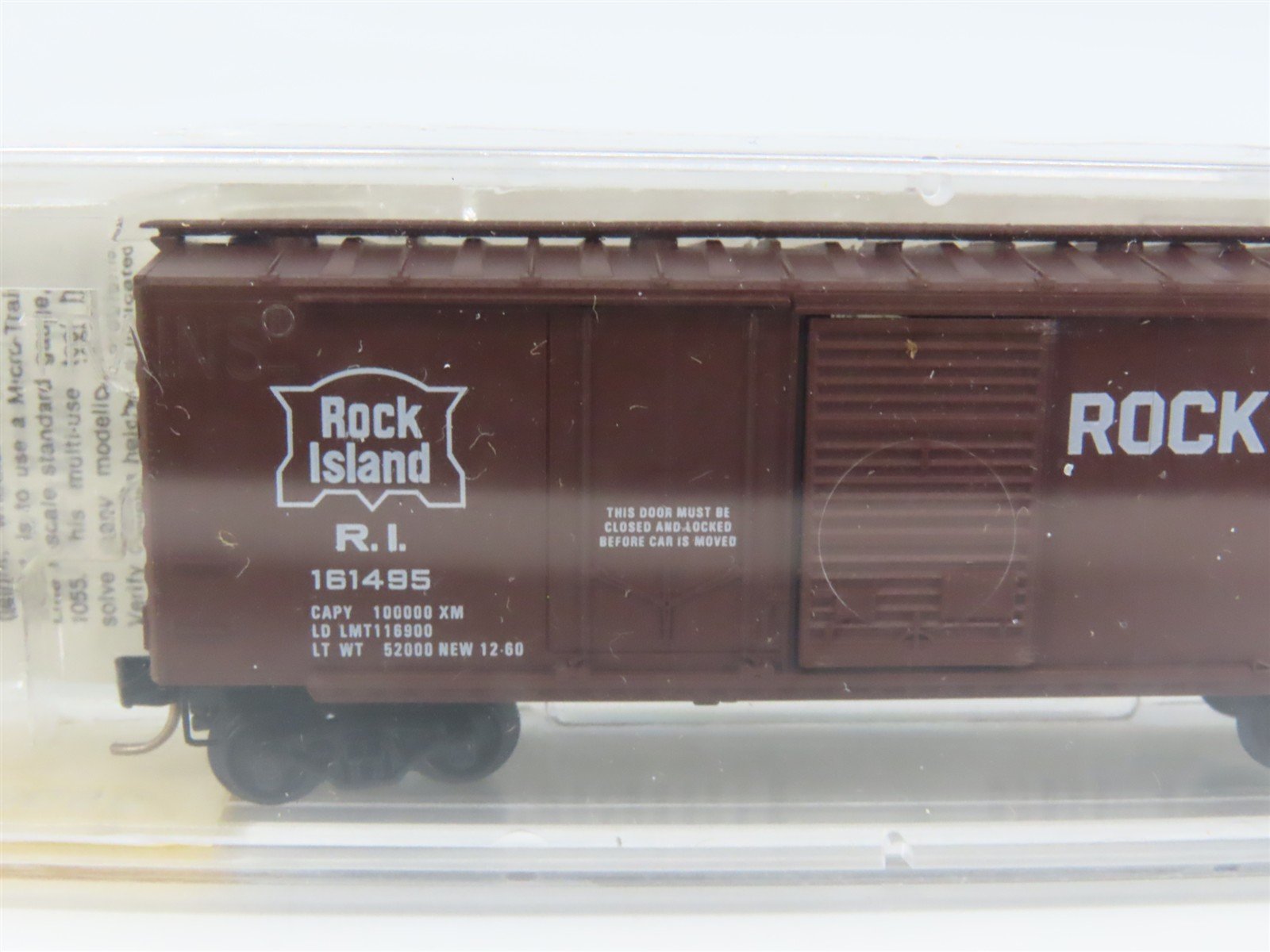 N Micro-Trains MTL 22060 RI Rock Island 40' Plug & Sliding Door Box Car #161495