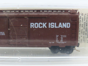 N Micro-Trains MTL 22060 RI Rock Island 40' Plug & Sliding Door Box Car #161495