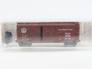 N Scale Micro-Trains MTL 23040 B&O Baltimore & Ohio 40' Box Car #298895