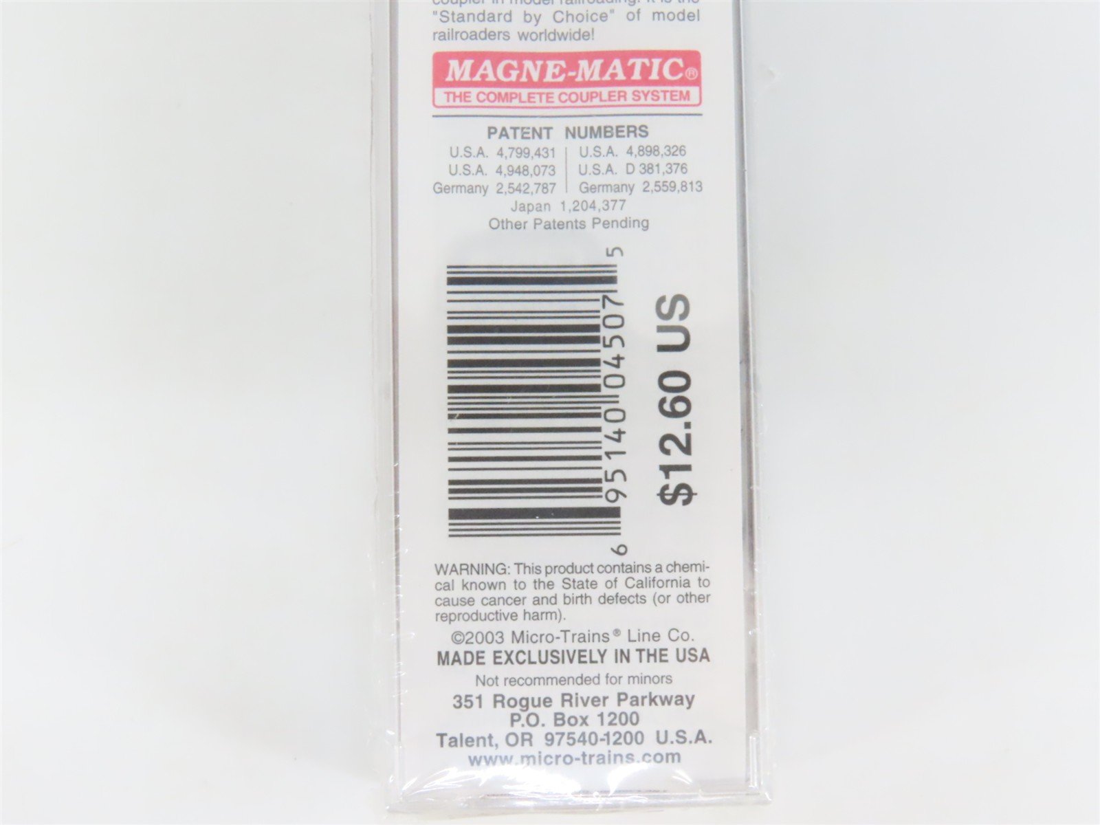 N Scale Micro-Trains MTL 23040 B&O Baltimore & Ohio 40' Box Car #298895