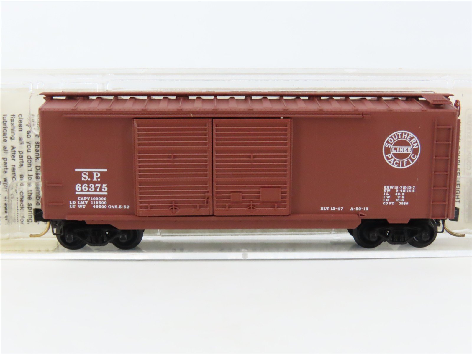 N Scale Micro-Trains MTL 23020 SP Southern Pacific 40' Double Door Boxcar #66375