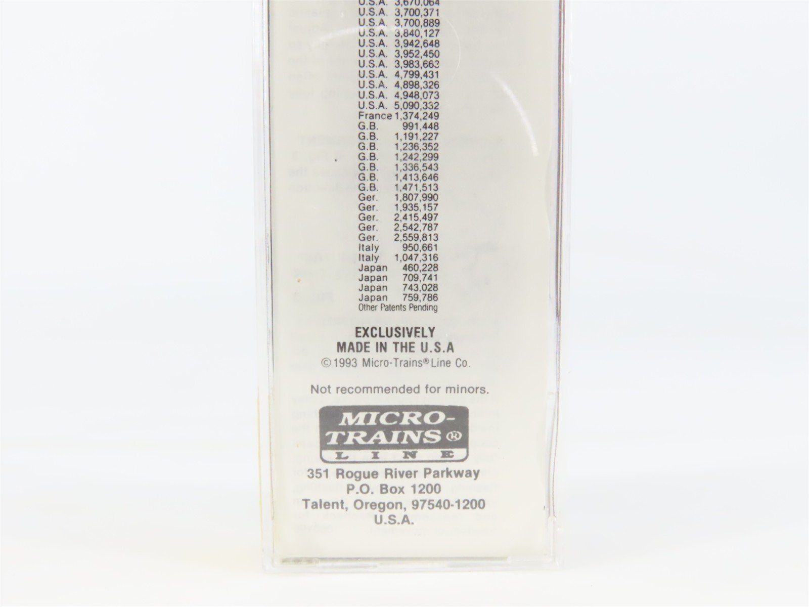 N Scale Micro-Trains MTL 23020 SP Southern Pacific 40' Double Door Boxcar #66375