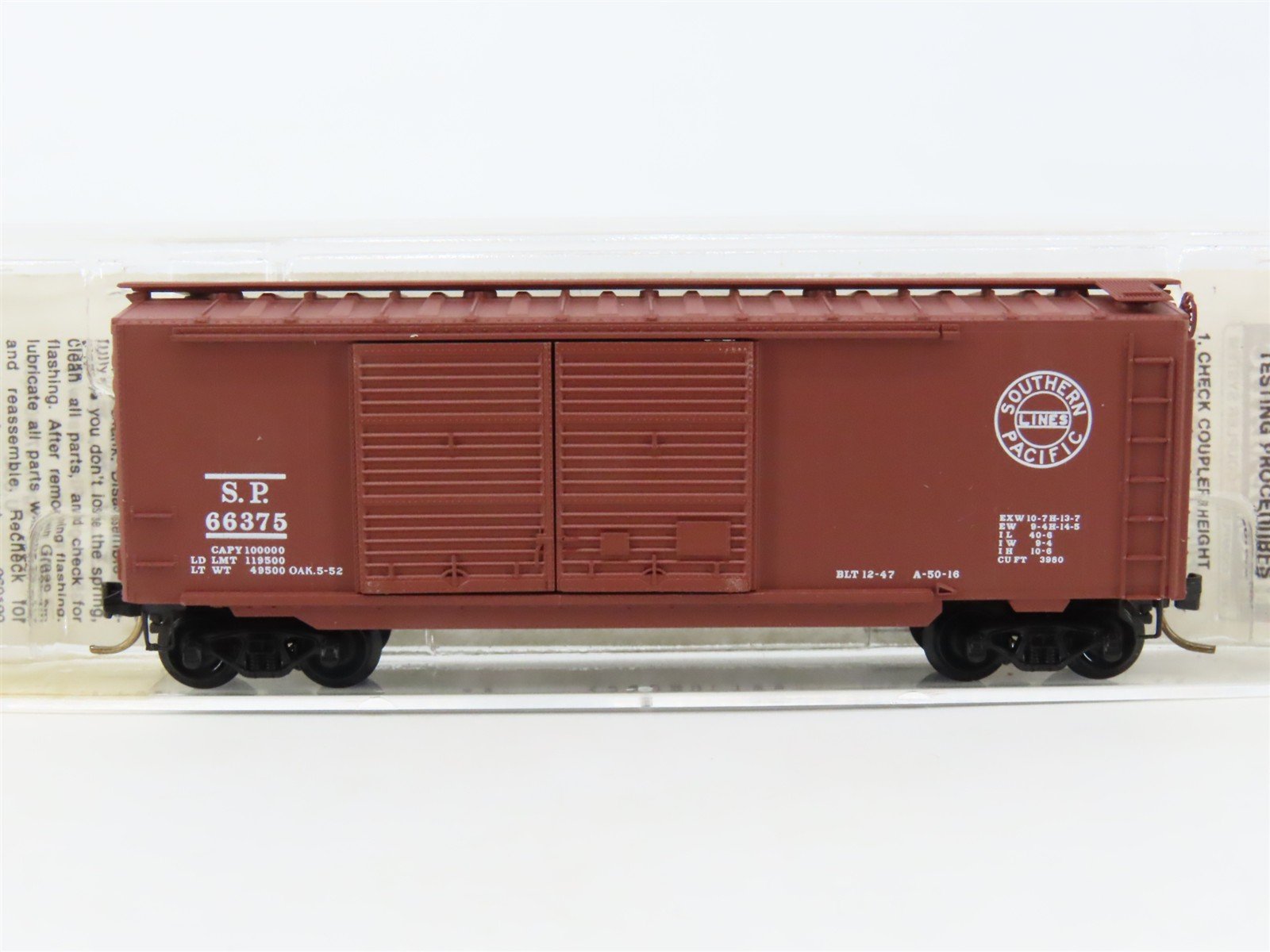 N Scale Micro-Trains MTL 23020 SP Southern Pacific 40' Double Door Boxcar #66375
