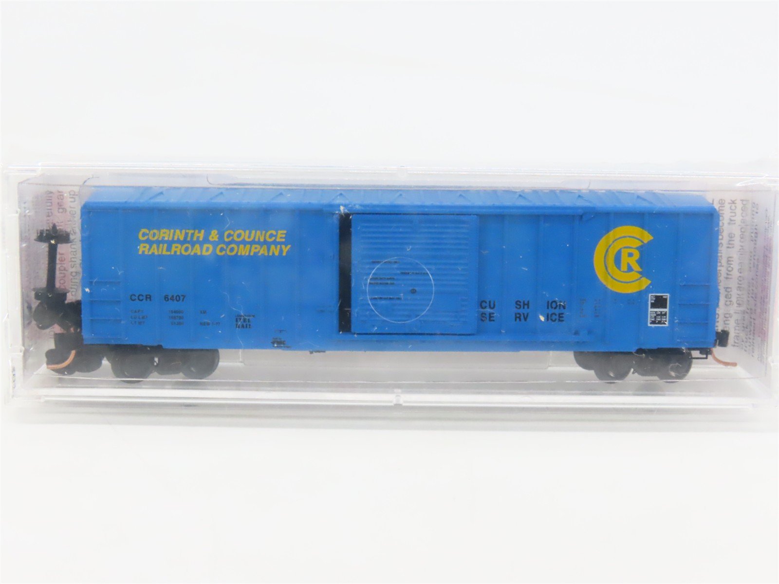 N Scale Micro-Trains MTL 25140 CCR Corinth & Counce 50' Rib Side Box Car #6407