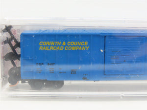 N Scale Micro-Trains MTL 25140 CCR Corinth & Counce 50' Rib Side Box Car #6407