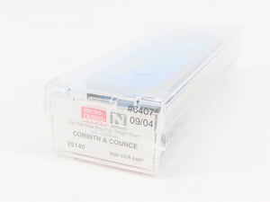 N Scale Micro-Trains MTL 25140 CCR Corinth & Counce 50' Rib Side Box Car #6407