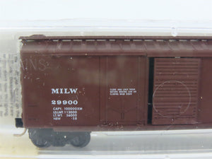 N Scale Micro-Trains MTL 22180 MILW Milwaukee Road 40' Box Car #29900