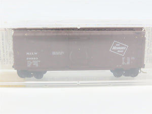 N Scale Micro-Trains MTL 22180 MILW Milwaukee Road 40' Box Car #29960