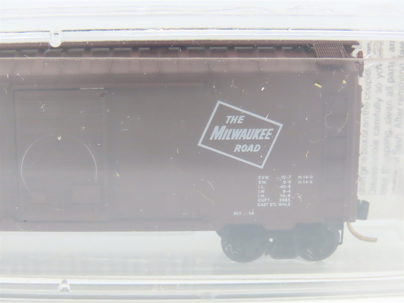 N Scale Micro-Trains MTL 22180 MILW Milwaukee Road 40' Box Car #29960