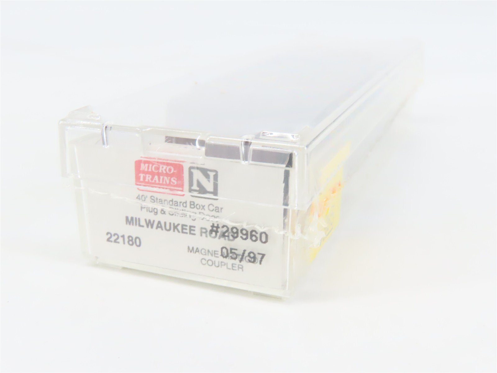N Scale Micro-Trains MTL 22180 MILW Milwaukee Road 40' Box Car #29960