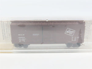 N Scale Micro-Trains MTL 22180 MILW Milwaukee Road 40' Box Car #29960