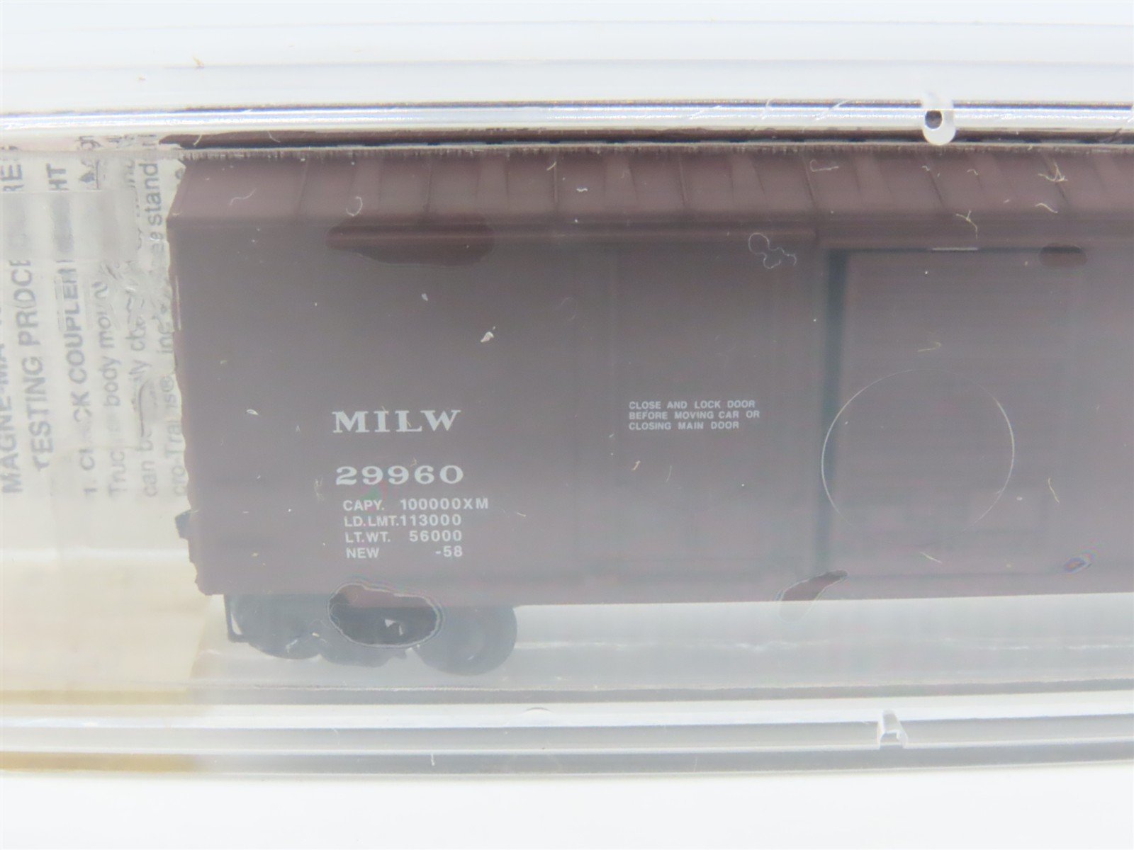 N Scale Micro-Trains MTL 22180 MILW Milwaukee Road 40' Box Car #29960