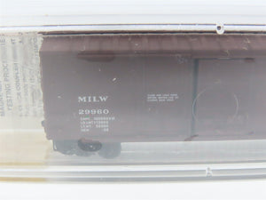 N Scale Micro-Trains MTL 22180 MILW Milwaukee Road 40' Box Car #29960