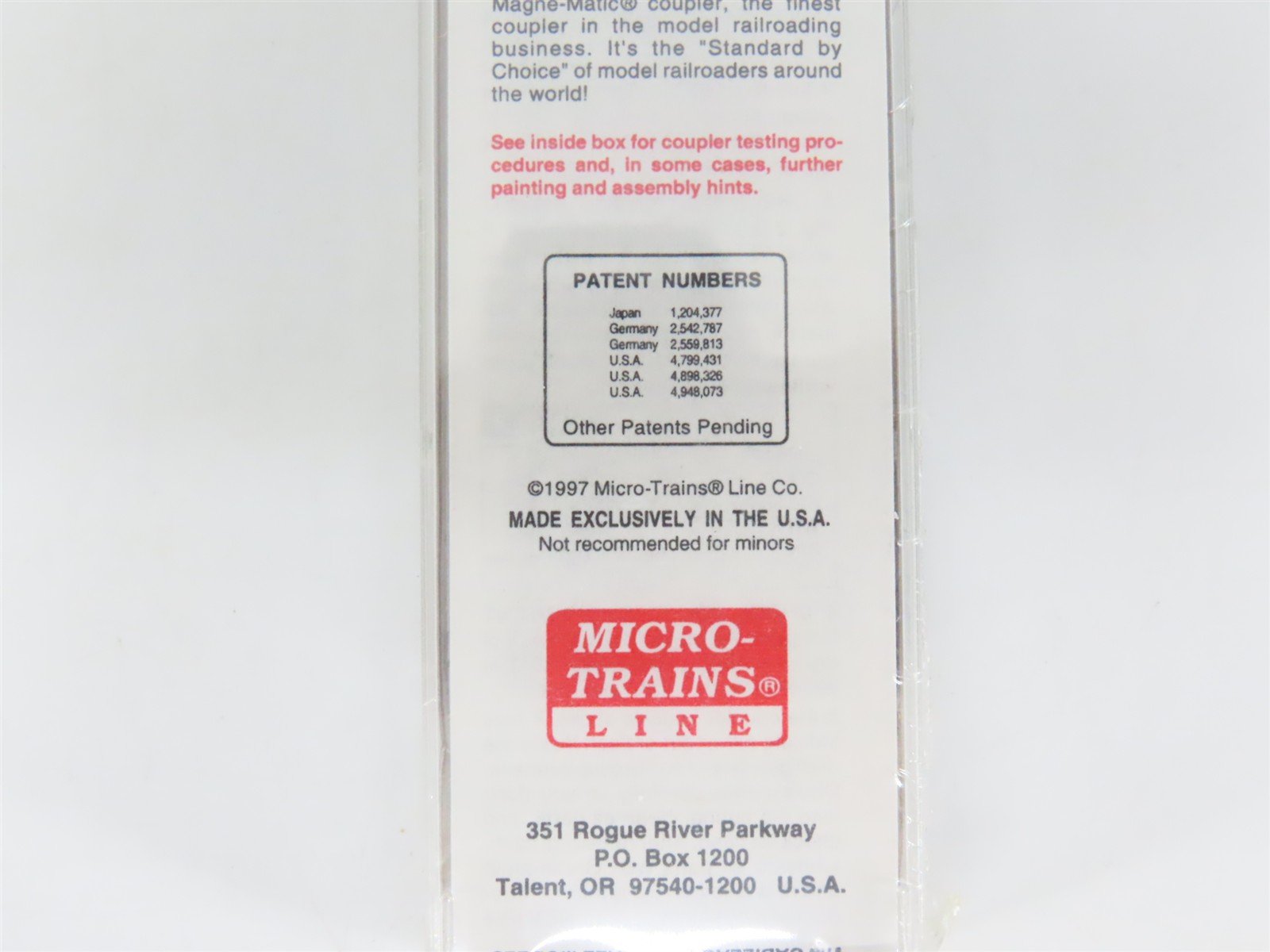 N Scale Micro-Trains MTL 22180 MILW Milwaukee Road 40' Box Car #29960