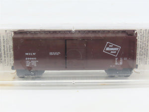 N Scale Micro-Trains MTL 22180 MILW Milwaukee Road 40' Box Car #29960