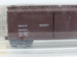 N Scale Micro-Trains MTL 22180 MILW Milwaukee Road 40' Box Car #29960