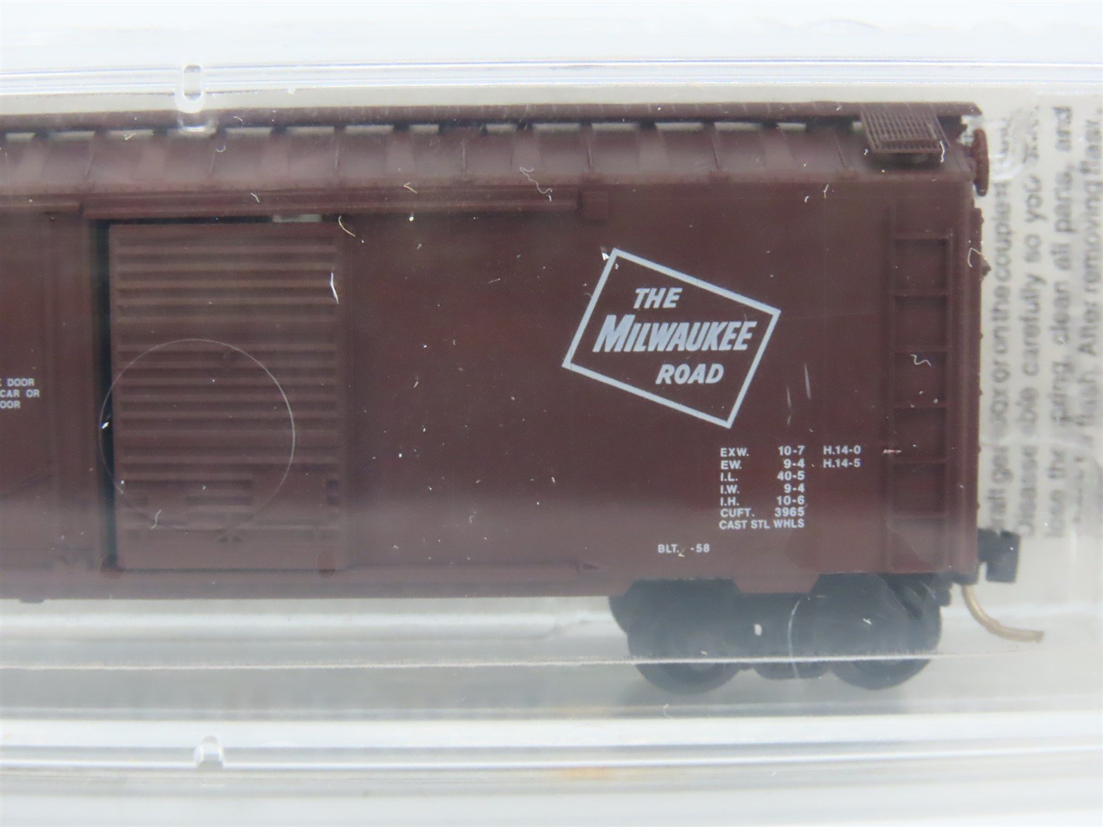 N Scale Micro-Trains MTL 22180 MILW Milwaukee Road 40' Box Car #29960