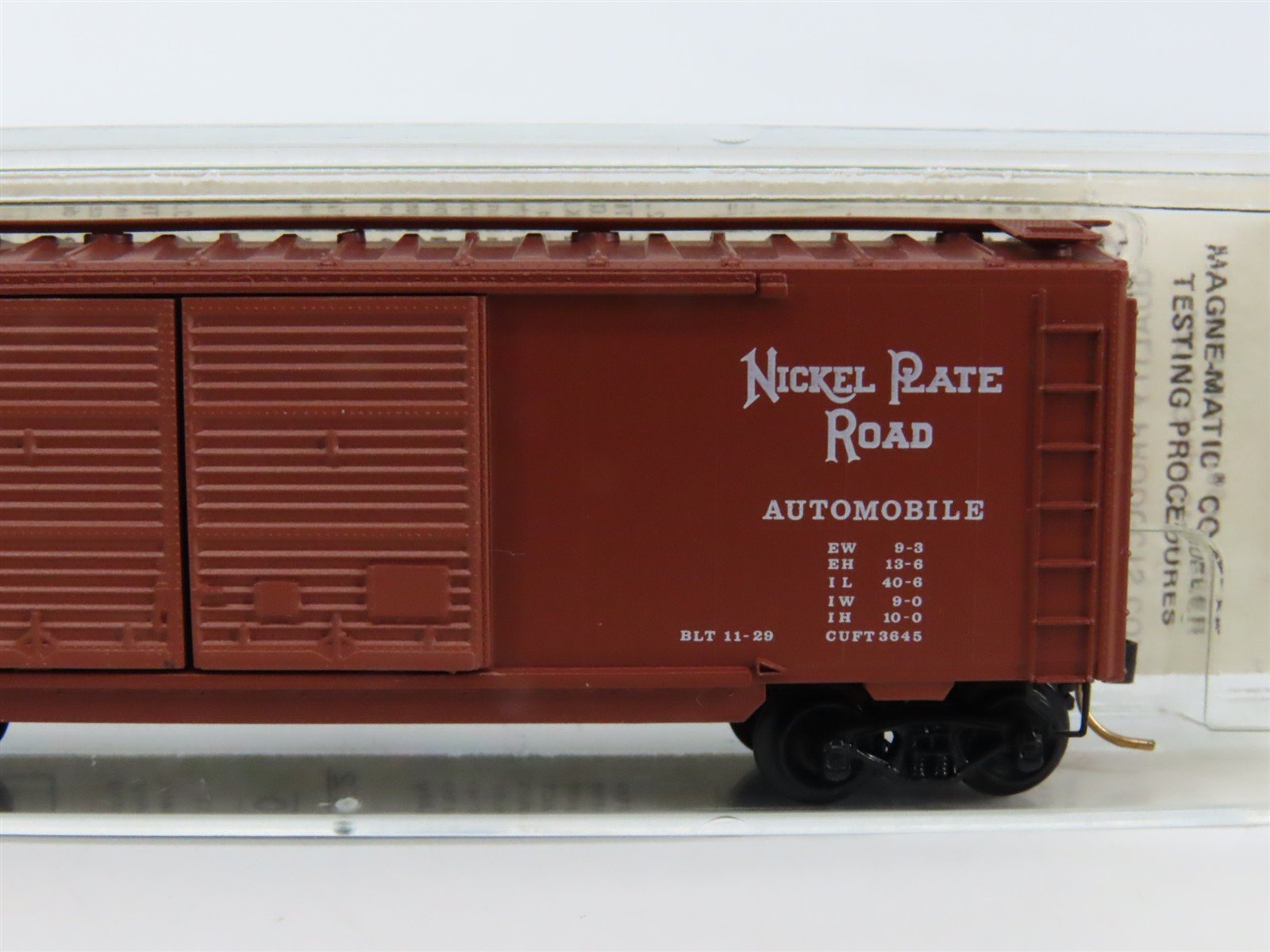 N Kadee Micro-Trains MTL 23100 NYC&StL NKP Nickel Plate Road 40' Box Car #22449