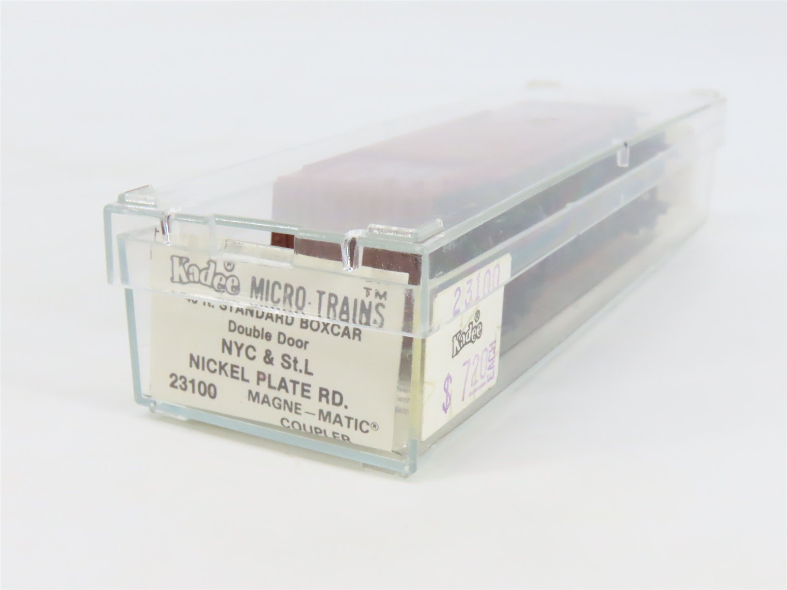 N Kadee Micro-Trains MTL 23100 NYC&StL NKP Nickel Plate Road 40' Box Car #22449