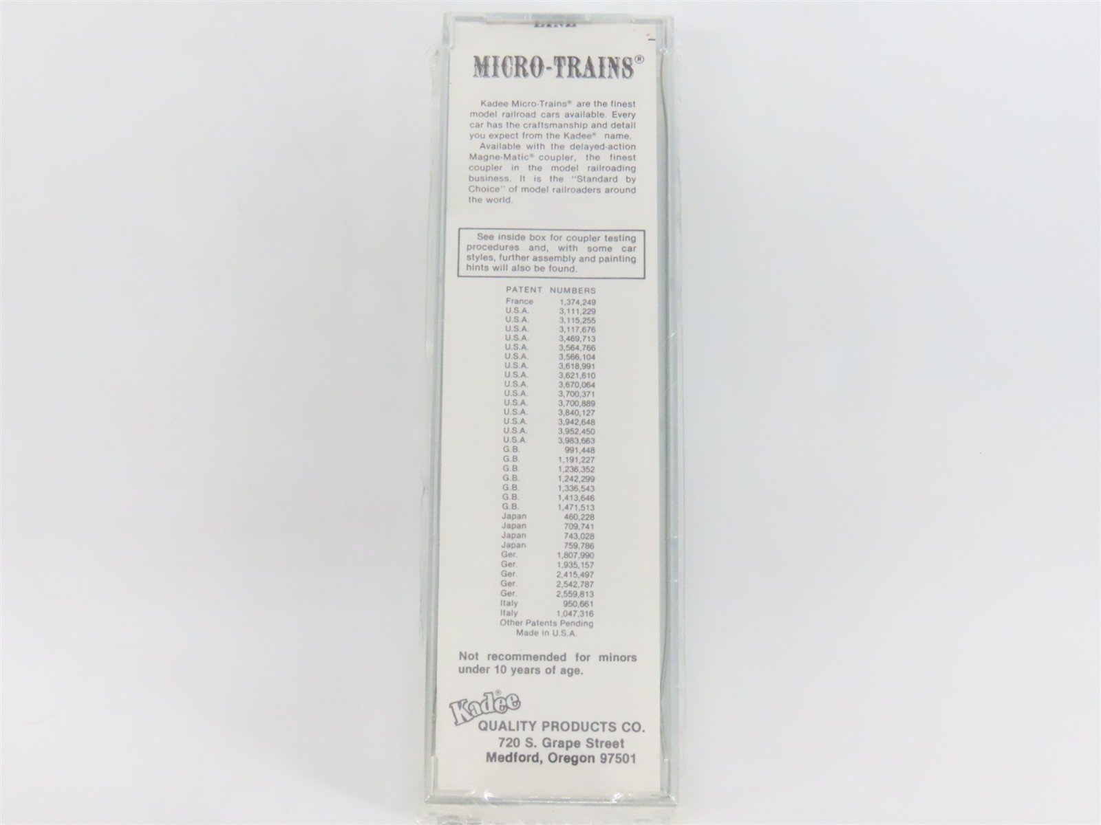 N Kadee Micro-Trains MTL 27150 MDW Minnesota Dakota & Western 50' Box Car #9065
