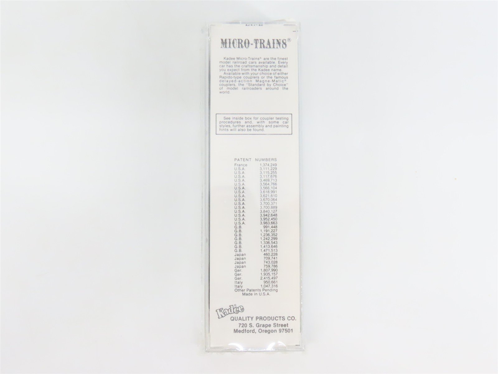 N Scale Kadee Micro-Trains MTL 25170 ROCK Route Rock 50' Box Car #300460