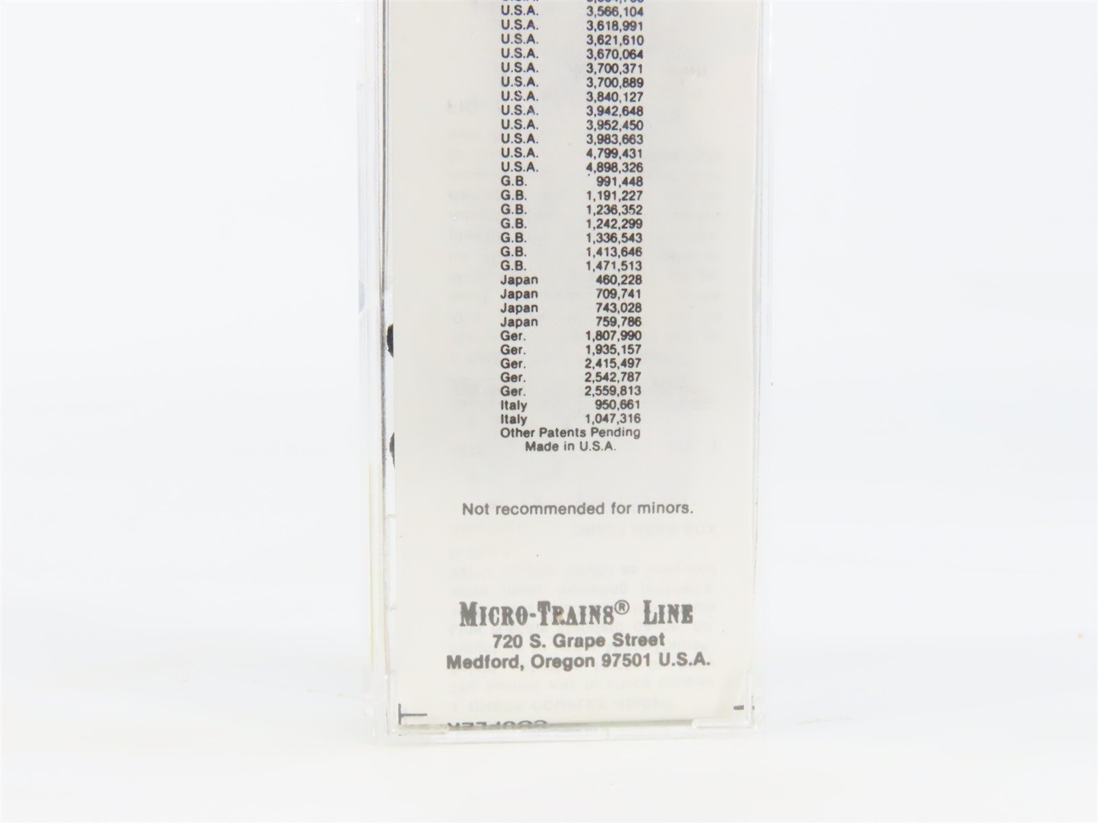 N Scale Micro-Trains MTL 24010 ROCK The Rock 40' Single Door Box Car #57717