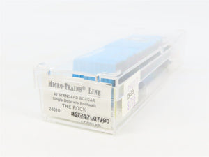 N Scale Micro-Trains MTL 24010 ROCK The Rock 40' Single Door Box Car #57717