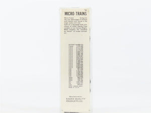 N Scale Kadee Micro-Trains MTL 23000 Dimensional Data 40' Double Door Box Car