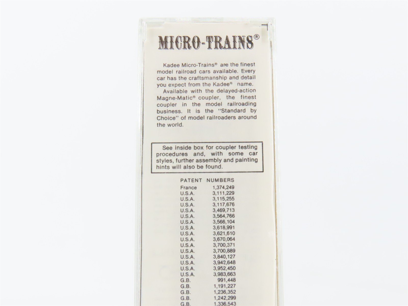 N Scale Kadee Micro-Trains MTL 25460 MSE Mississippi Export 50' Box Car #943