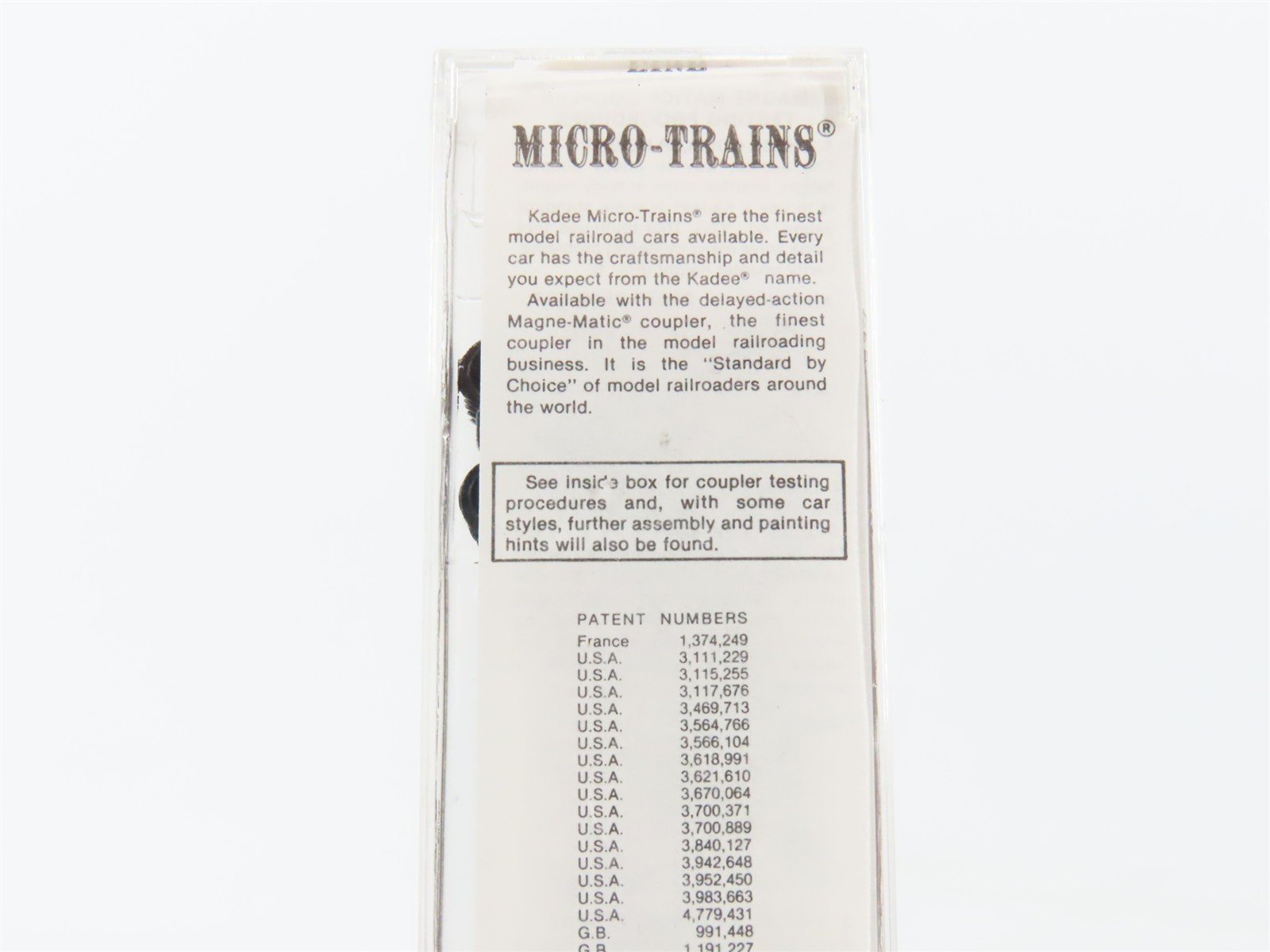 N Scale Kadee Micro-Trains MTL 23040 B&O Baltimore & Ohio 40' Box Car #298899