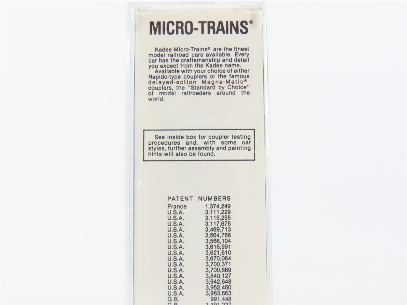 N Scale Kadee Micro-Trains MTL 25120 MB Meridian & Bigbee 50' Box Car #4000