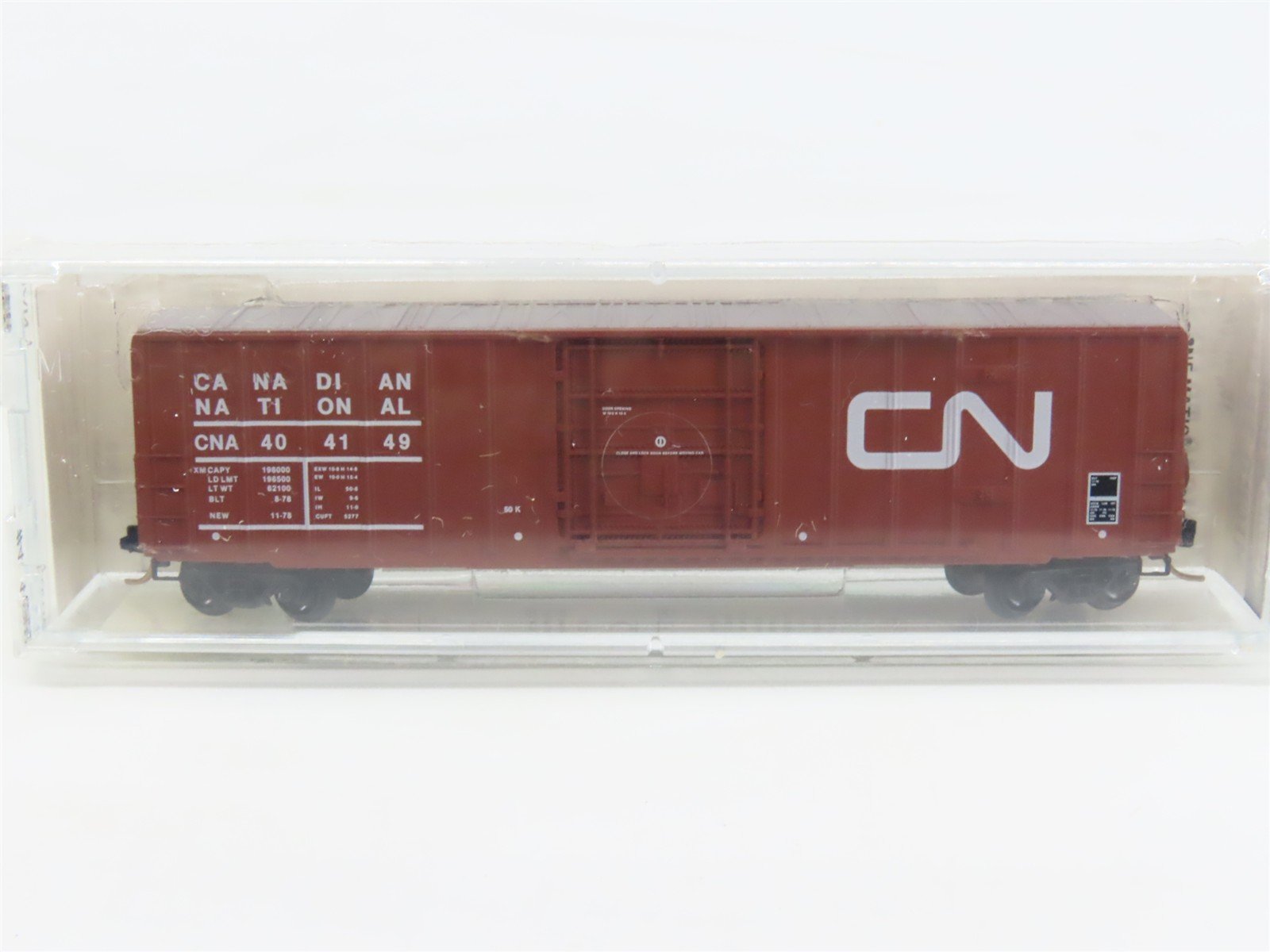 N Scale Kadee Micro-Trains MTL 27110 CNA CN Canadian National 50' Boxcar #404149