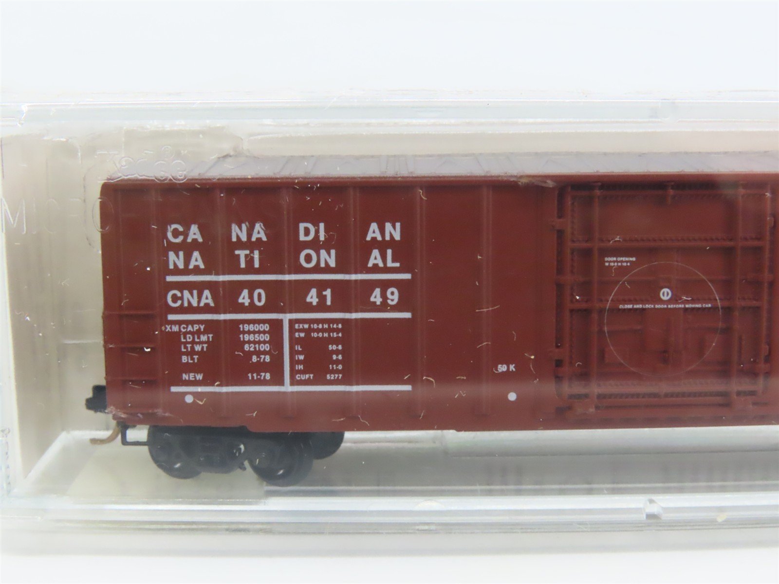 N Scale Kadee Micro-Trains MTL 27110 CNA CN Canadian National 50' Boxcar #404149