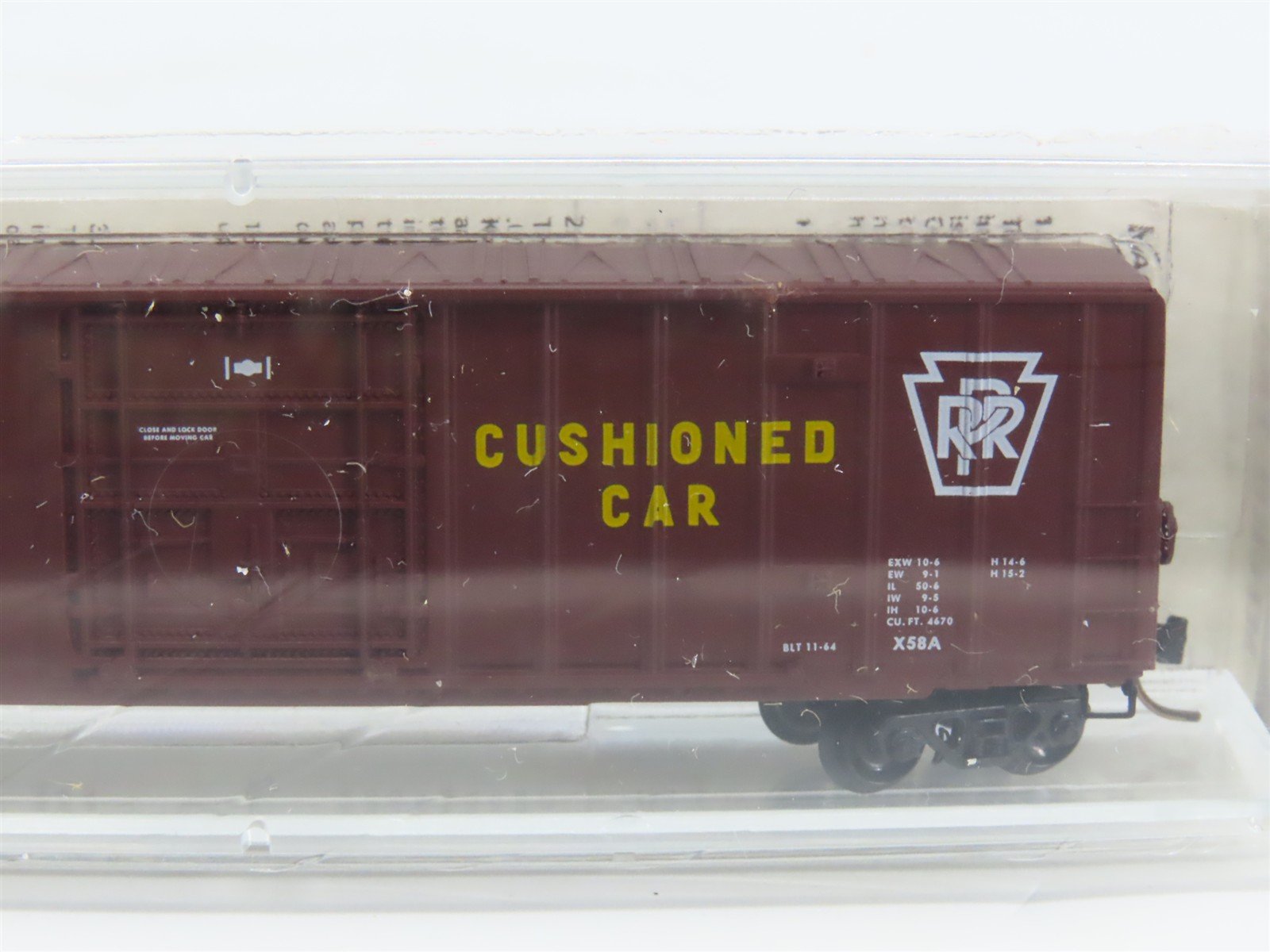 N Kadee Micro-Trains MTL 27170 PRR Pennsylvania 50' Plug Door Box Car #112465