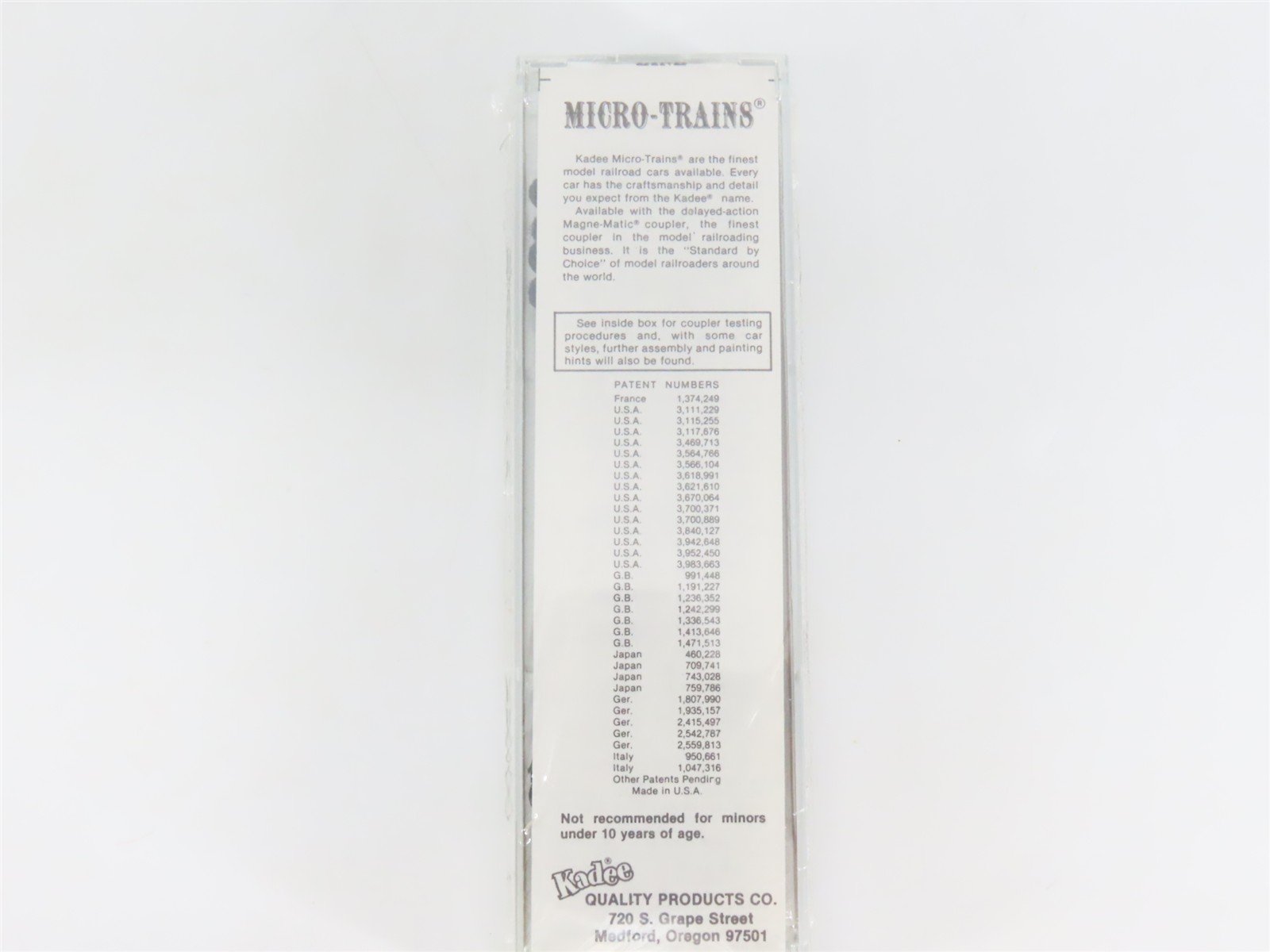 N Kadee Micro-Trains MTL 27170 PRR Pennsylvania 50' Plug Door Box Car #112465