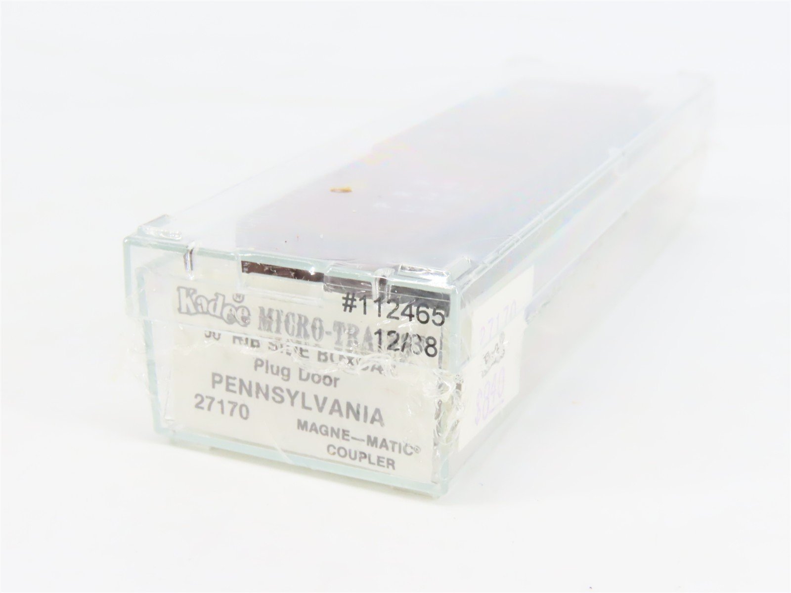 N Kadee Micro-Trains MTL 27170 PRR Pennsylvania 50' Plug Door Box Car #112465