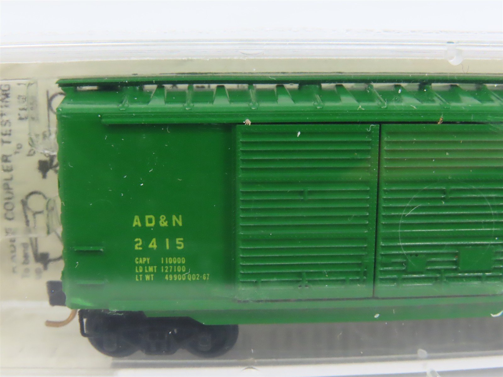 N Kadee Micro-Trains MTL 23010 AD&N Ashley Drew & Northern 40' Box Car #2415