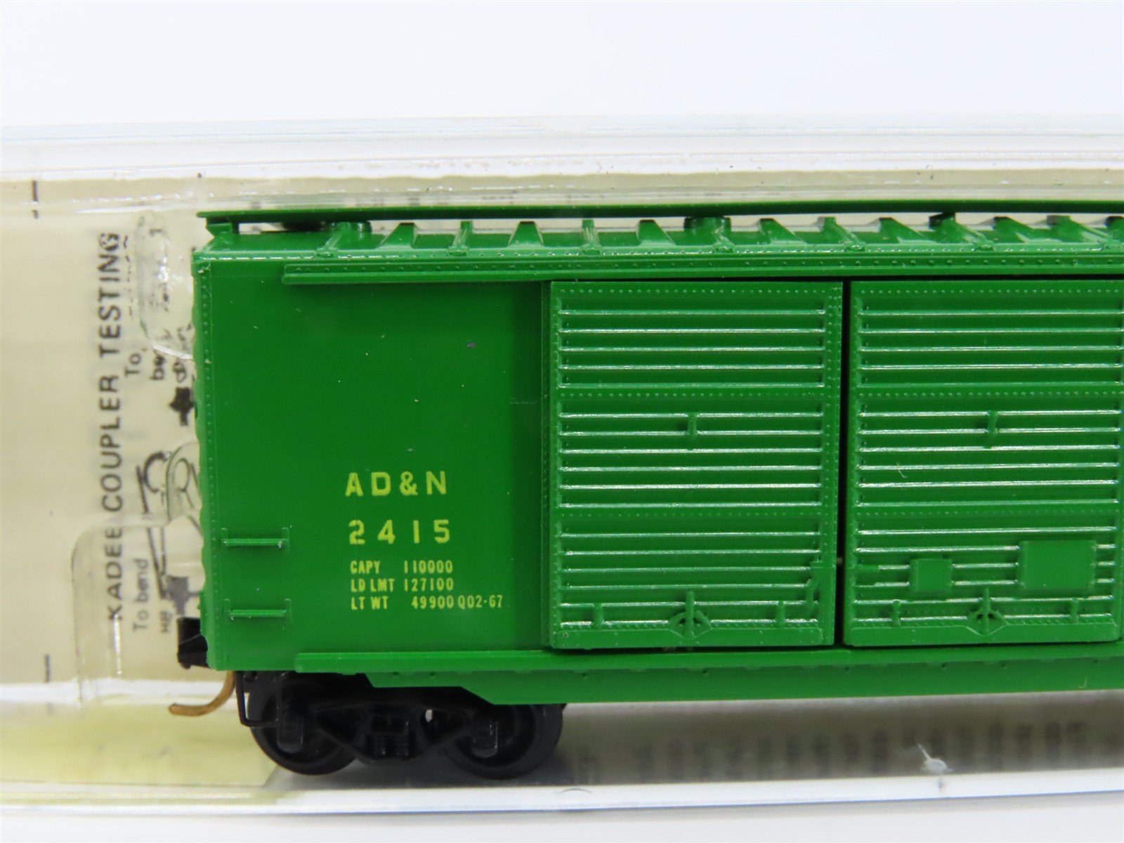 N Kadee Micro-Trains MTL 23010 AD&N Ashley Drew & Northern 40' Box Car #2415