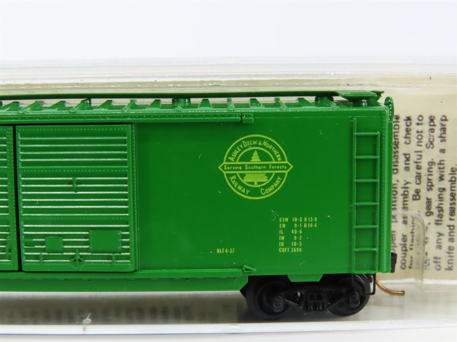 N Kadee Micro-Trains MTL 23010 AD&N Ashley Drew & Northern 40' Box Car #2415