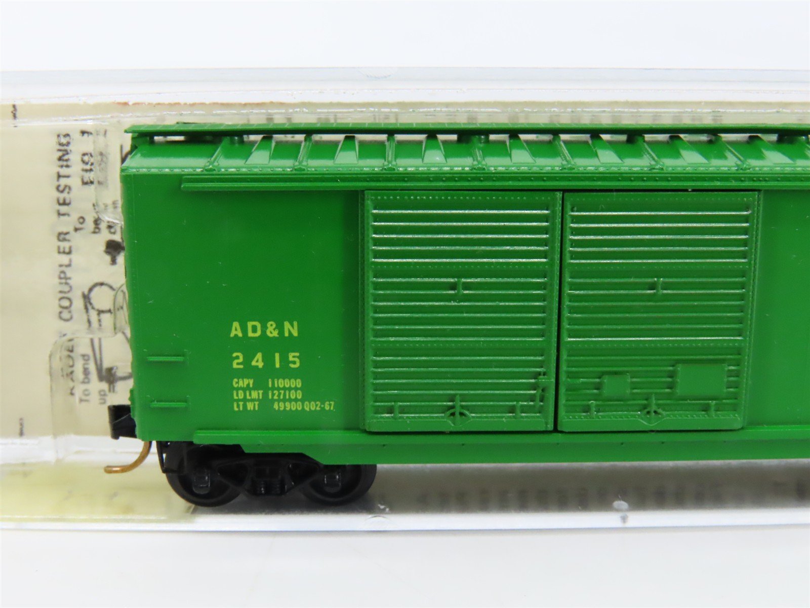 N Kadee Micro-Trains MTL 23010 AD&N Ashley Drew & Northern 40' Box Car #2415