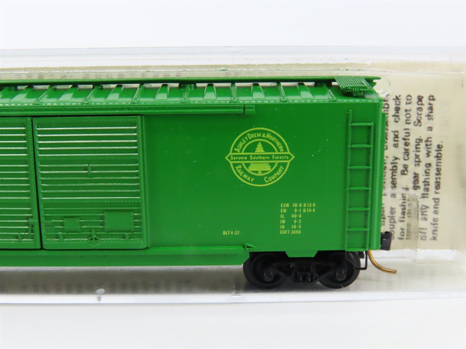 N Kadee Micro-Trains MTL 23010 AD&N Ashley Drew & Northern 40' Box Car #2415